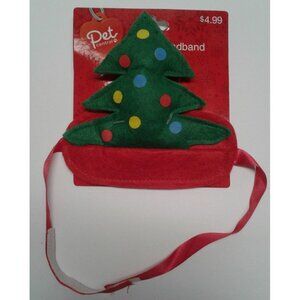 Christmas tree Pet Headband New Christmas holiday dog cat costume clothing